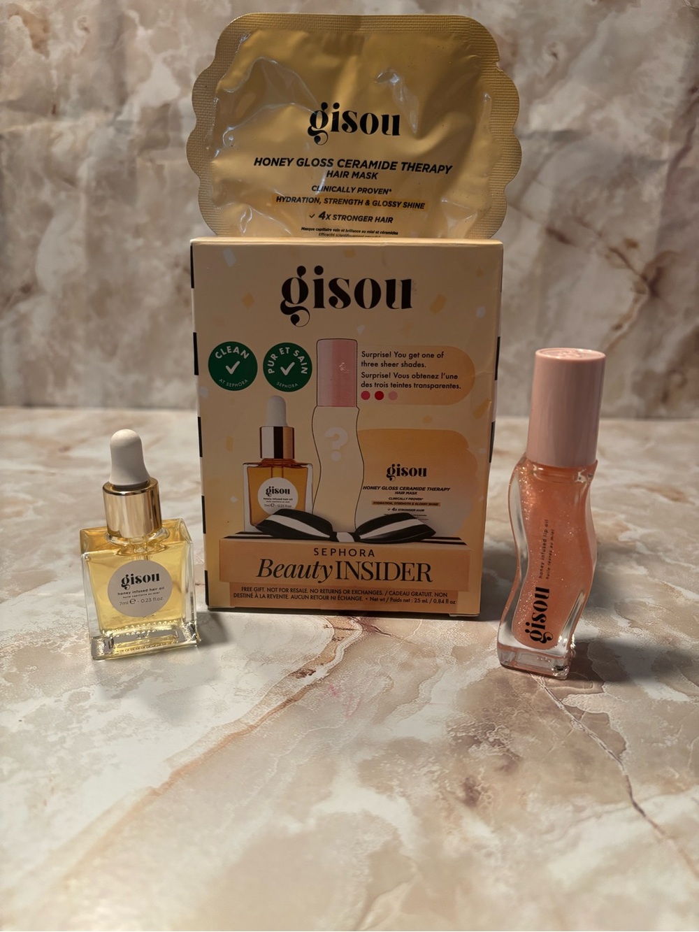 Gisou Honey Gloss Lip Oil in Sheer Peach